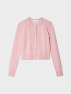 Sale White + Warren cashmere crewneck cardigan Primrose