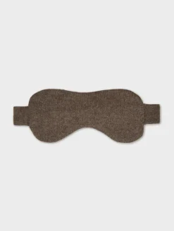Discount White + Warren cashmere eye mask RussetBrown