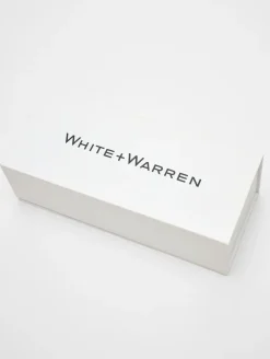 Online White + Warren cashmere ribbed sock pack Neutral
