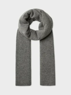 New White + Warren cashmere scarf GraphiteHeather