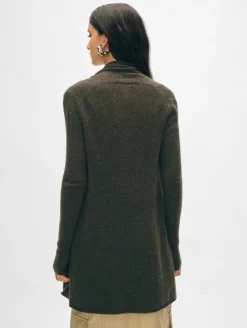 Fashion White + Warren cashmere trapeze cardigan ThymeHeather