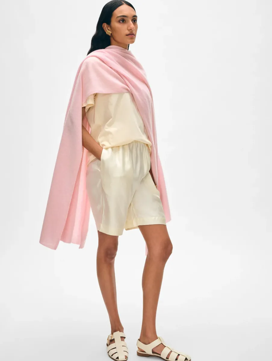 Best White + Warren cashmere travel wrap Primrose