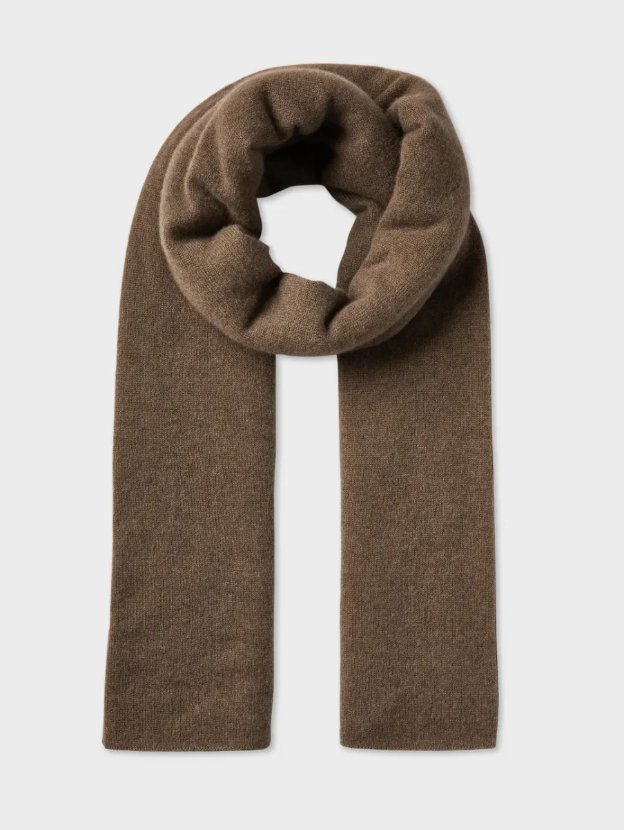Fashion White + Warren cashmere travel wrap RussetBrown