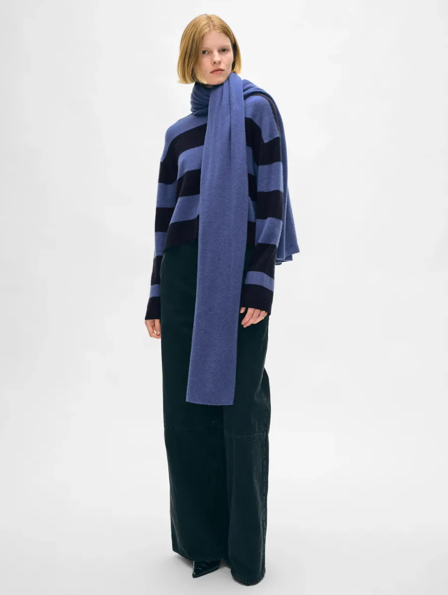 Best White + Warren cashmere travel wrap BlueDusk