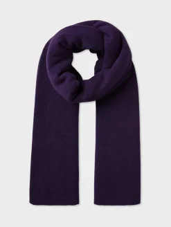 Outlet White + Warren cashmere travel wrap MidnightViolet