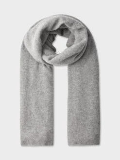 New White + Warren cashmere travel wrap GreyHeather