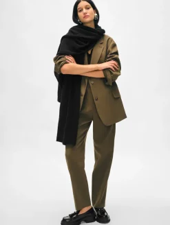 Online White + Warren cashmere travel wrap Black