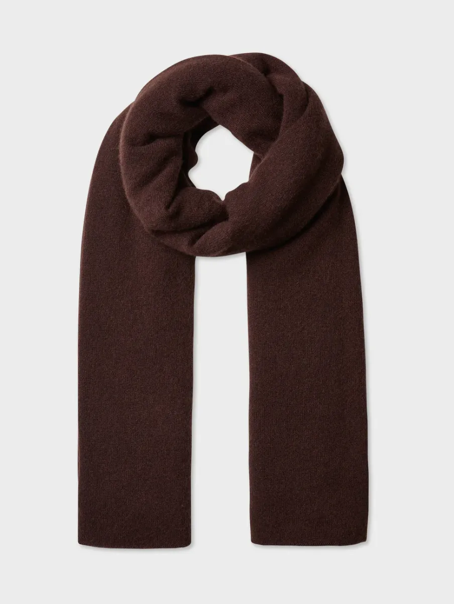Fashion White + Warren cashmere travel wrap Espresso