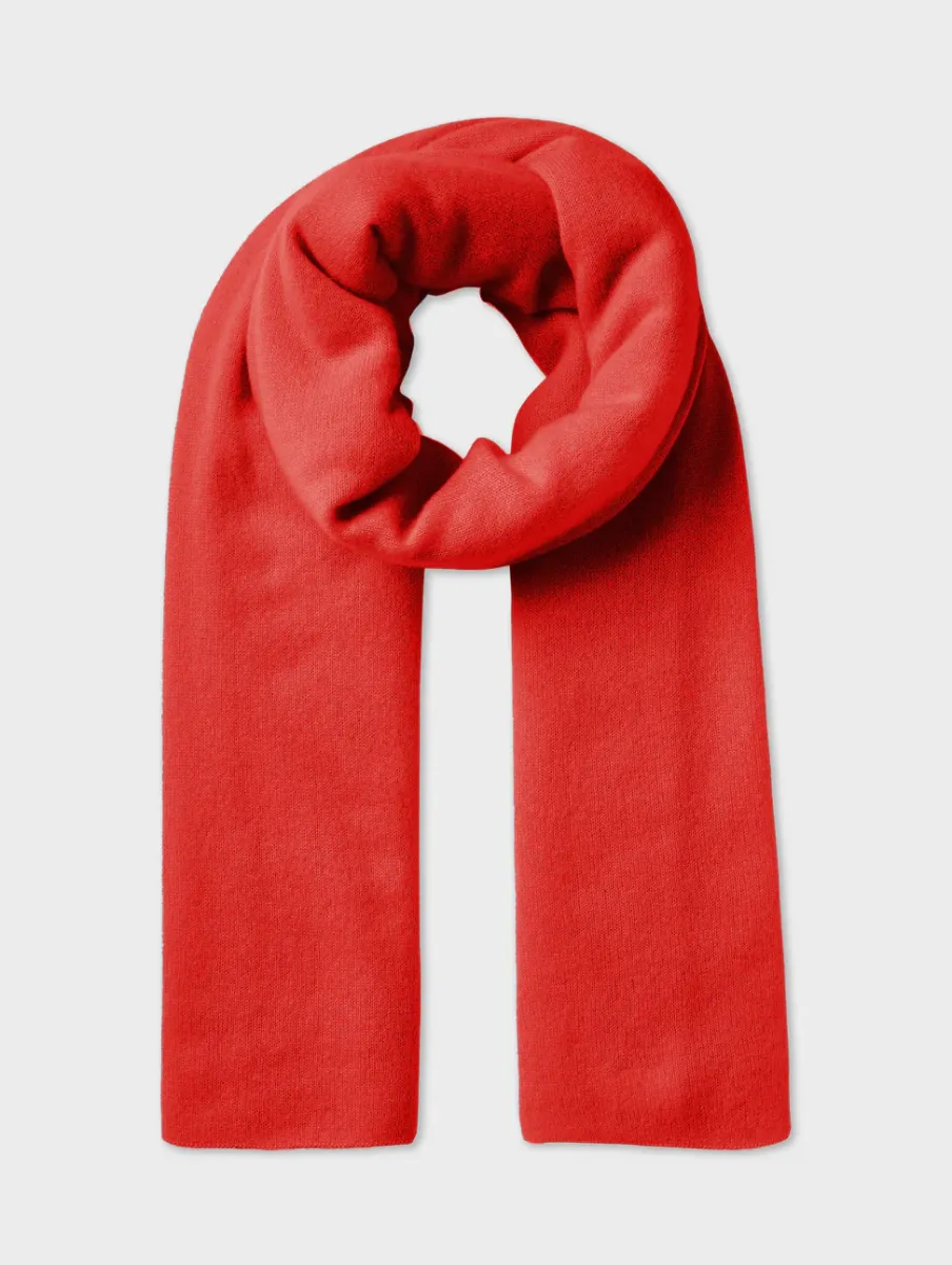 Sale White + Warren cashmere travel wrap CarmineRed