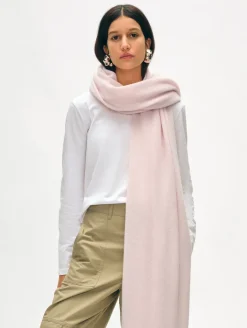 Outlet White + Warren cashmere travel wrap PinkSand