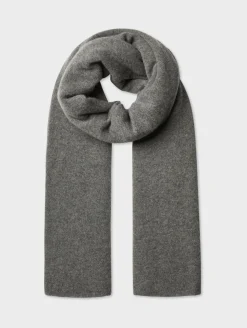 Fashion White + Warren cashmere travel wrap GraphiteHeather