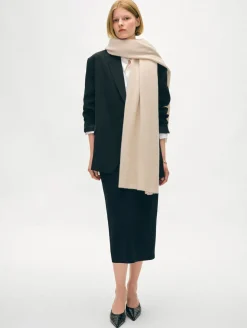 Discount White + Warren cashmere travel wrap NaturalHeather