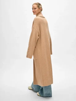 Discount White + Warren merino cashmere luxe coatigan SoftCamel